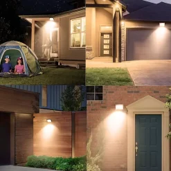 Pack de 10 Projecteurs LED Extérieur 150W Lumière Blanche Chaude 3000K 14250lm IP65 Support Réglable