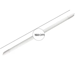 Pack de 25 Tubes LED T8 en verre 150CM Connexion unilatérale 24W Haute efficacité 140lmW 6000K Blanc Froid