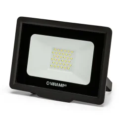 PADLIGHT5, projecteur LED SMD 30W IP65, noir 6500K