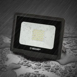 PADLIGHT5, projecteur LED SMD 30W IP65, noir 6500K