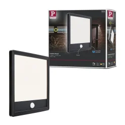 Panneau d'extérieur LED Lamina Backlight Détecteur de mouvement crépusculaire (IR) résistant à l'eau de mer IP44 carré 250x250mm 3