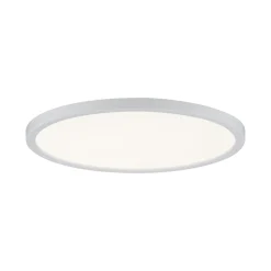 Panneau encastré LED Areo IP44 rond 180mm 11W 770lm 3000K Blanc dépoli gradable