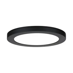 Panneau encastré LED 2in1 Cover-it rond 225mm 16,5W 1200lm 4000K Noir