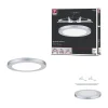 Panneau encastré LED 2in1 Cover-it rond 225mm 16,5W 1200lm 4000K Chrome mat
