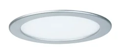 Panneau encastré LED IP44 rond 220mm 16,5W 1150lm 4000K Chrome mat