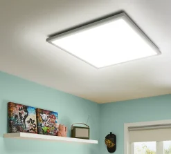 Panneau LED + télécommande 59,5 x 59,5 cm 34W 400lm IP20 blanc