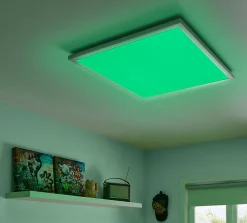 Panneau LED + télécommande 59,5 x 59,5 cm 34W 400lm IP20 blanc