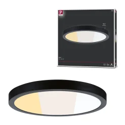 Panneau LED Abia 2 White Select Détecteur de mouvement crépusculaire (HF) rond 400mm 16W 1400lm 2700 - 4000K Noir