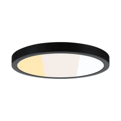 Panneau LED Abia 2 White Select Détecteur de mouvement crépusculaire (HF) rond 400mm 16W 1400lm 2700 - 4000K Noir