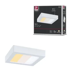 Panneau LED Abia 2 White Select Détecteur de mouvement crépusculaire (HF) carré 170x170mm 9,5W 1100lm 2700 - 4000K Blanc