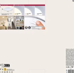 Panneau LED Abia 2 White Select Détecteur de mouvement crépusculaire (HF) rond 400mm 16W 1400lm 2700 - 4000K Blanc