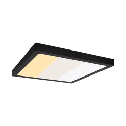 Panneau LED Abia 2 White Select Détecteur de mouvement crépusculaire (HF) carré 400x400mm 16W 1400lm 2700 - 4000K Noir