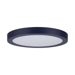Panneau LED Abia rond 300mm 22W 2200lm 2700K Bleu nuit