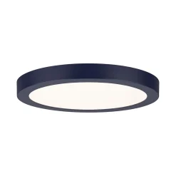 Panneau LED Abia rond 300mm 22W 2200lm 2700K Bleu nuit