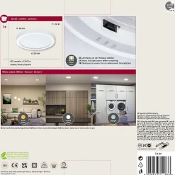 Panneau LED Alya rond 230mm 17W 1700lm 3000 - 6500K Blanc