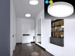 Panneau LED apparent dimmable 'DIMPLEX' D : 30 cm