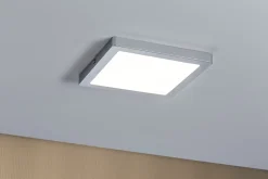 Panneau LED Atria carré 220x220mm 14W 1150lm 2700K Chrome mat gradable