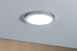 Panneau LED Atria rond 220mm 14W 1150lm 2700K Chrome mat gradable