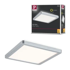 Panneau LED Atria Shine Backlight carré 190x190mm 11,2W 900lm 3000K Chrome mat