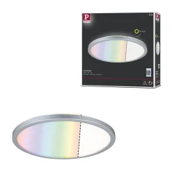 Panneau LED Atria Shine Backlight rond 293mm 12W 1400lm RGBW Chrome mat gradable