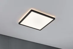 Panneau LED Atria Shine Backlight carré 293x293mm 16W 1600lm 3000K Noir