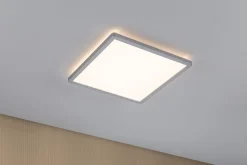 Panneau LED Atria Shine Backlight carré 293x293mm 16W 1600lm 3000K Chrome mat