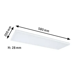 Panneau LED Atria Shine Backlight carré 580x200mm 22W 1800lm 4000K Blanc