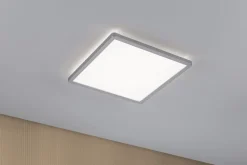 Panneau LED Atria Shine Backlight carré 293x293mm 16W 1600lm 4000K Chrome mat