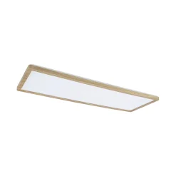 Panneau LED Atria Shine Backlight IP44 carré 580x200mm 22W 2300lm 3000K Esthétique bois