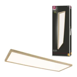 Panneau LED Atria Shine Backlight IP44 carré 580x200mm 22W 2300lm 3000K Esthétique bois