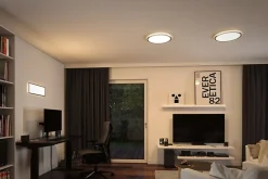 Panneau LED Atria Shine Backlight rond 420mm 20W 2200lm RGBW Chrome mat gradable