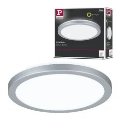 Panneau LED Atria Shine Backlight rond 190mm 11,2W 850lm 4000K Chrome mat