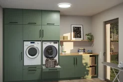 Panneau LED Atria Shine White Select IP44 rond 398mm 20,8W 2800lm 3000 - 6500K Blanc