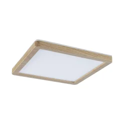 Panneau LED Atria Shine White Select IP44 carré 190x190mm 8W 1160lm 3000 - 6500K Esthétique bois