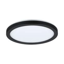 Panneau LED Atria Shine White Select IP44 rond 190mm 7,6W 1100lm 3000 - 6500K Noir
