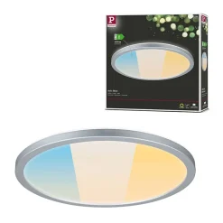 Panneau LED Atria Shine White Select IP44 rond 298mm 14,8W 2250lm 3000 - 6500K Chrome mat