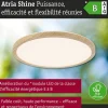Panneau LED Atria Shine White Select IP44 rond 298mm 14,8W 2250lm 3000 - 6500K Esthétique bois