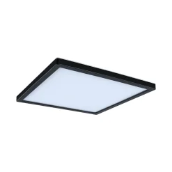 Panneau LED Atria Shine White Select IP44 carré 298x298mm 15,7W 2100lm 3000 - 6500K Noir