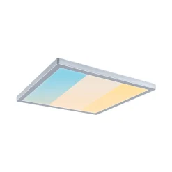Panneau LED Atria Shine White Select IP44 carré 298x298mm 15,7W 2100lm 3000 - 6500K Chrome mat