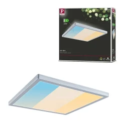 Panneau LED Atria Shine White Select IP44 carré 298x298mm 15,7W 2100lm 3000 - 6500K Chrome mat