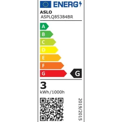 Panneau LED Carré 85 x 85 mm 3W 4000K Blanc neutre ASLO