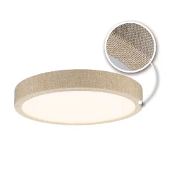 Panneau LED Cosara IP44 rond 300mm 15W 1300lm 3000K Beige