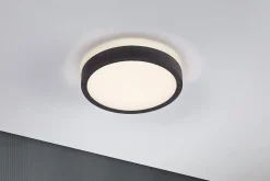 Panneau LED Cosara IP44 rond 300mm 15W 1300lm 3000K Gris foncé