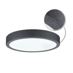 Panneau LED Cosara IP44 rond 300mm 15W 1300lm 4000K Gris foncé