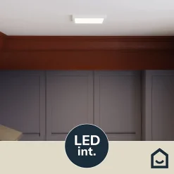 Panneau LED intégrée Hestia blanc neutre IP20 1800lm 17W L.30xl.30xH.2,5cm blanc GoodHome
