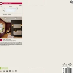 Panneau LED Lunar carré 300x300mm 16W 1300lm 3000K Blanc