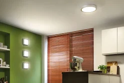 Panneau LED Lunar carré 300x300mm 16W 1300lm 3000K Chrome mat