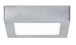 Panneau LED Lunar carré 170x170mm 11W 760lm 3000K Chrome mat