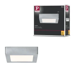 Panneau LED Lunar carré 170x170mm 11W 760lm 3000K Chrome mat