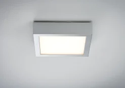 Panneau LED Lunar carré 170x170mm 11W 760lm 3000K Chrome mat